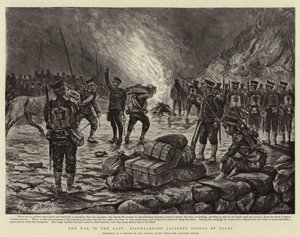 La Guerra in Oriente, sbarco delle Truppe Giapponesi di Notte